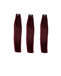 3x Silk Straight Sangria Kiss Bundle Deal