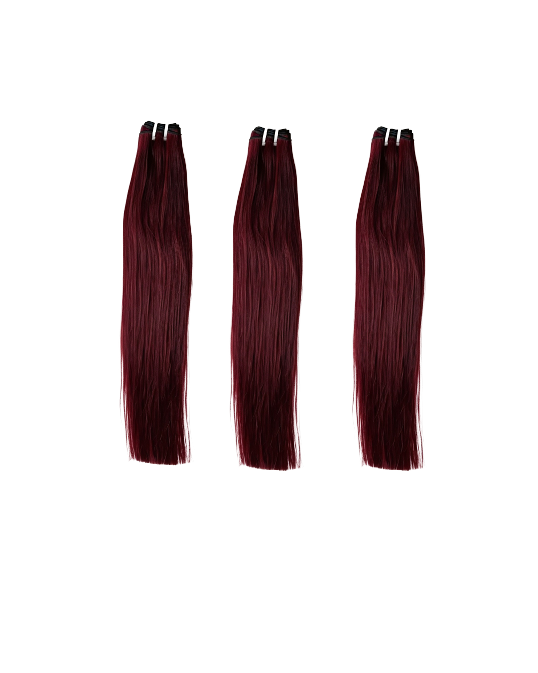 3x Silk Straight Sangria Kiss Bundle Deal