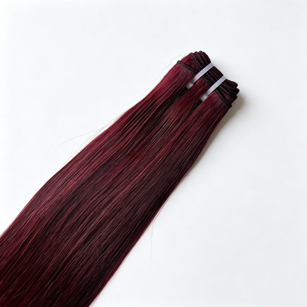 Silk Straight Sangria Kiss Individual Bundle