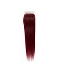 Silk Straight Sangria Kiss HD Closure