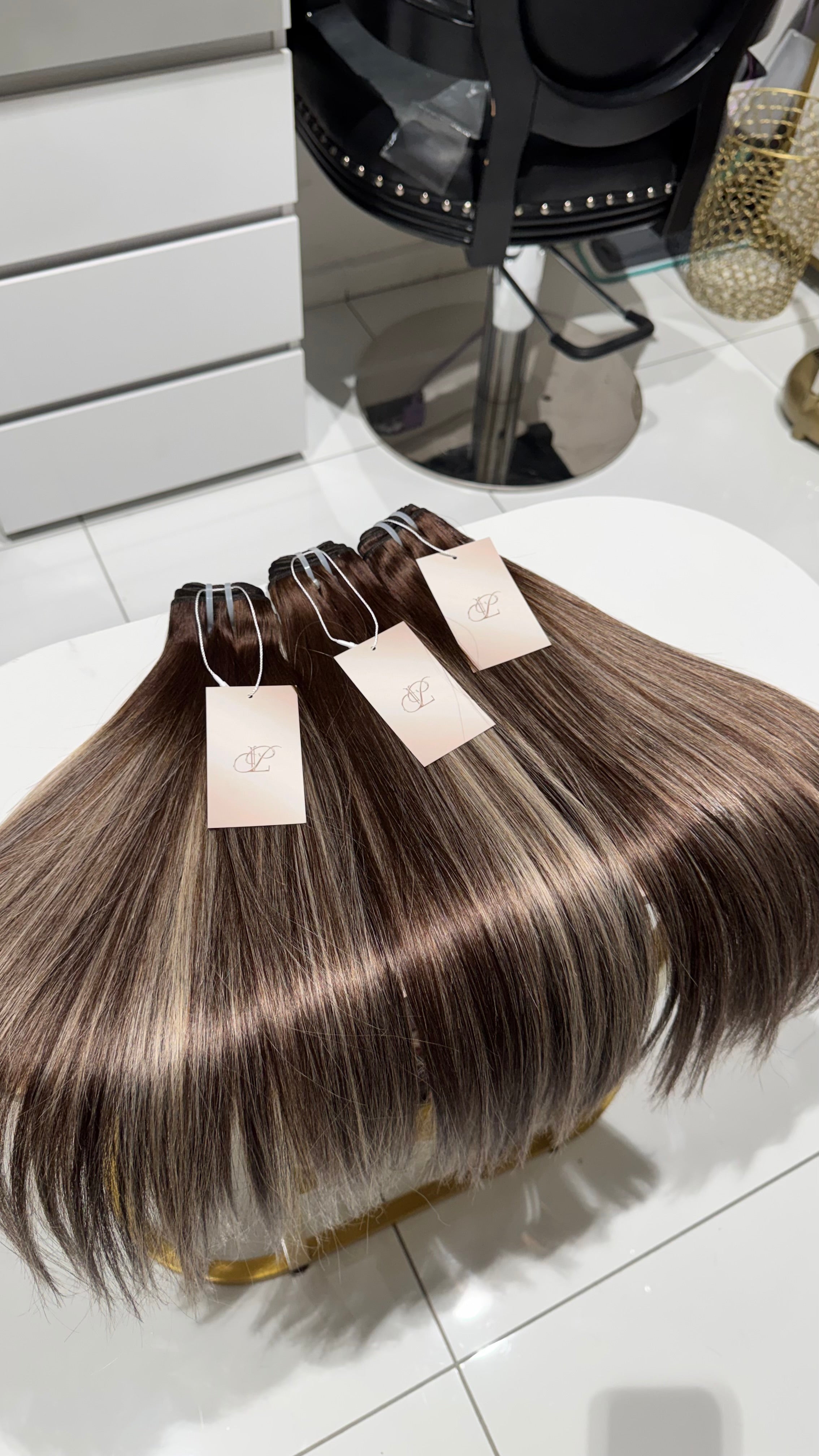 3x Straight Mocha Brown Bundle Deal