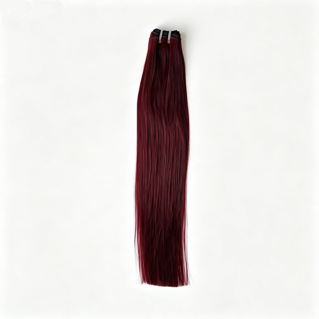 Silk Straight Sangria Kiss Individual Bundle