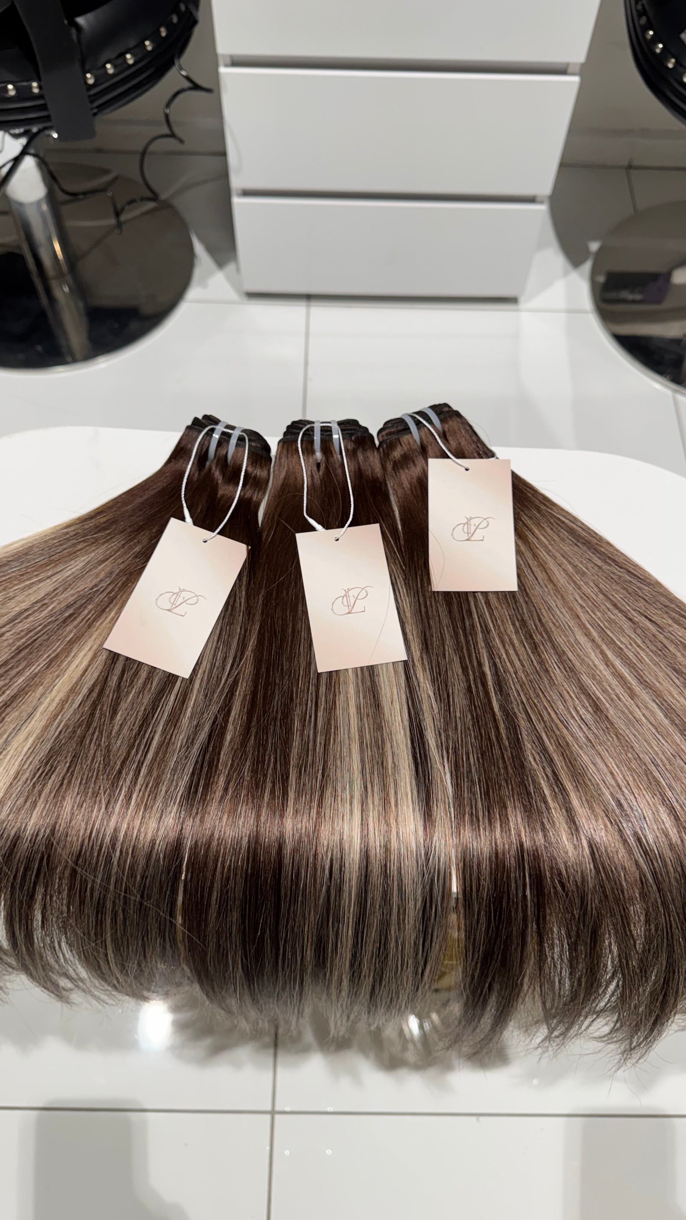 3x Straight Mocha Brown Bundle Deal